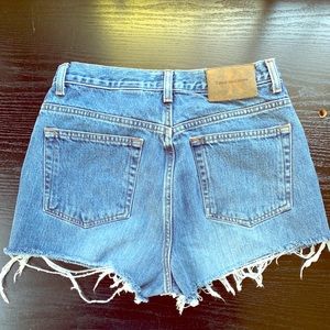 Calvin Klein Hi Rise Cut-Off Denim shorts